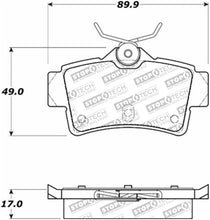 Load image into Gallery viewer, StopTech Street Disc Rear Brake Pads - 305.06270