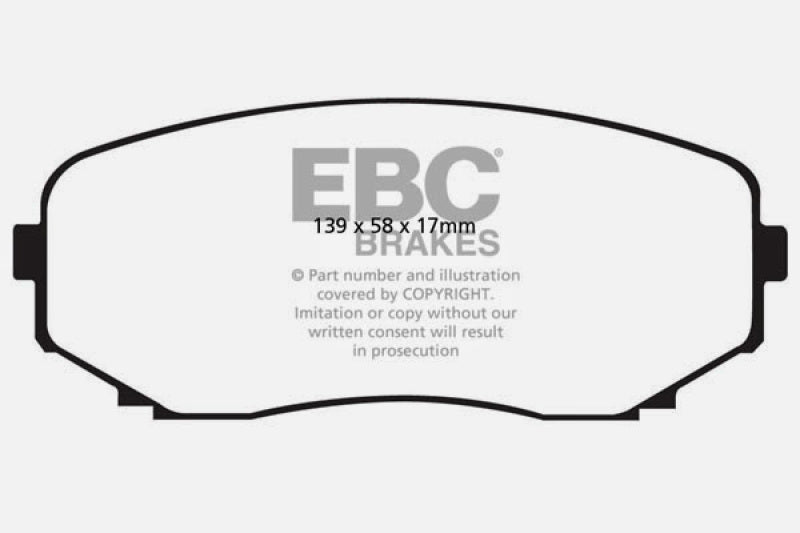 EBC Extra Duty Front Brake Pads - ED91794 EBC