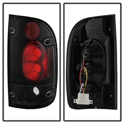 Spyder Toyota Tacoma 95-00 Euro Style Tail Lights Black ALT-YD-TT95-BK SPYDER