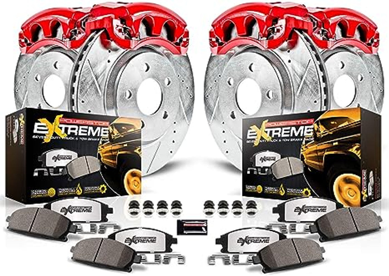 Power Stop 01-07 Toyota Sequoia Front & Rear Z23 Evolution Sport Brake Kit w/Calipers