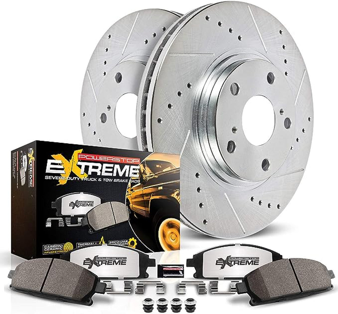 Power Stop 20-21 Jeep Gladiator Front & Rear Z36 Truck & Tow Brake Kit