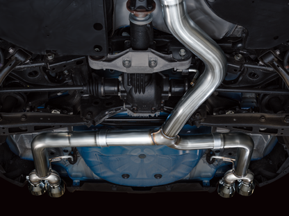 AWE Tuning 2022+ VB Subaru WRX Track Edition Exhaust - Chrome Silver Tips AWE Tuning