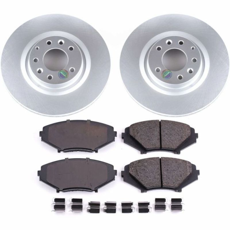 Power Stop 04-11 Mazda RX-8 Front Z17 Evolution Geomet Coated Brake Kit PowerStop