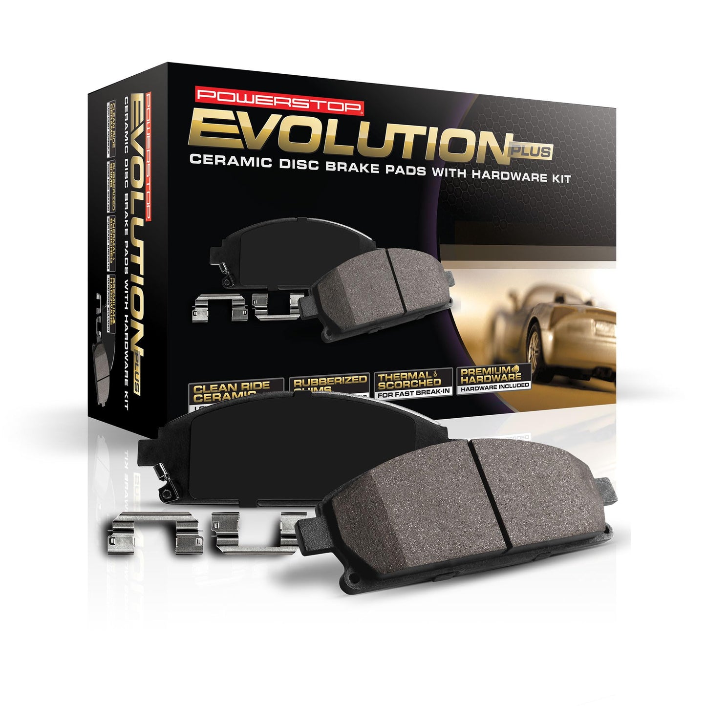 Power Stop 2018 Mercedes-Benz C350e Front & Rear Z23 Evolution Sport Coated Brake Kit