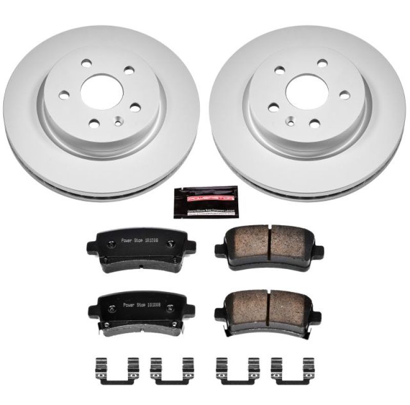 Power Stop 2010 Buick Allure Rear Z17 Evolution Geomet Coated Brake Kit PowerStop