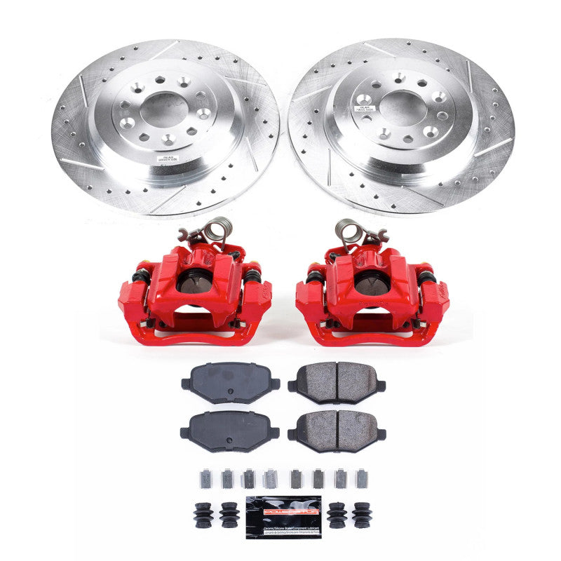 Power Stop 10-19 Lincoln MKT Rear Z23 Evolution Kit w/Calipers PowerStop