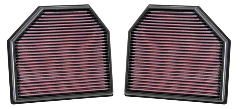 K&N Replacement Air Filter for 11-14 BMW M5/M6 4.4L V8 / 2015 M4/M3 3.0L I6  (2 per box) K&N Engineering
