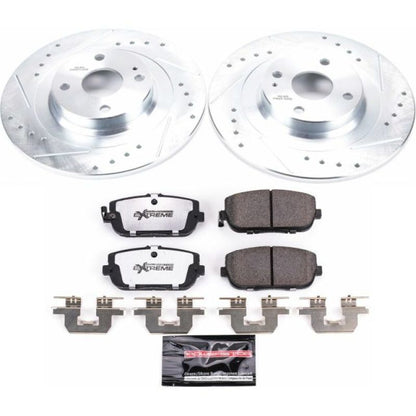 Power Stop 17-19 Fiat 124 Spider Rear Z26 Street Warrior Brake Kit PowerStop