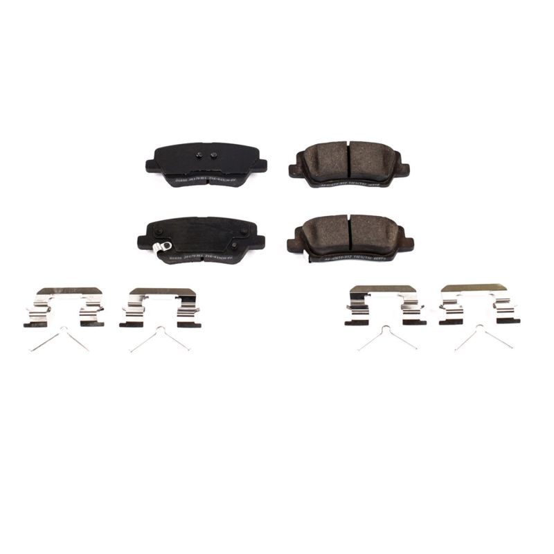 Power Stop 2016 Cadillac ATS Rear Z17 Evolution Ceramic Brake Pads w/Hardware PowerStop