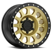 Load image into Gallery viewer, Method MR315 20x9 / 5x5.5 BP / 18mm Offset / 108mm CB Gold - Black Lip Wheel