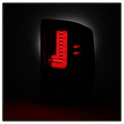 Spyder GMC Sierra 2016-2017 Light Bar LED Tail Lights - Black Smoke ALT-YD-GS16-LED-BSM SPYDER