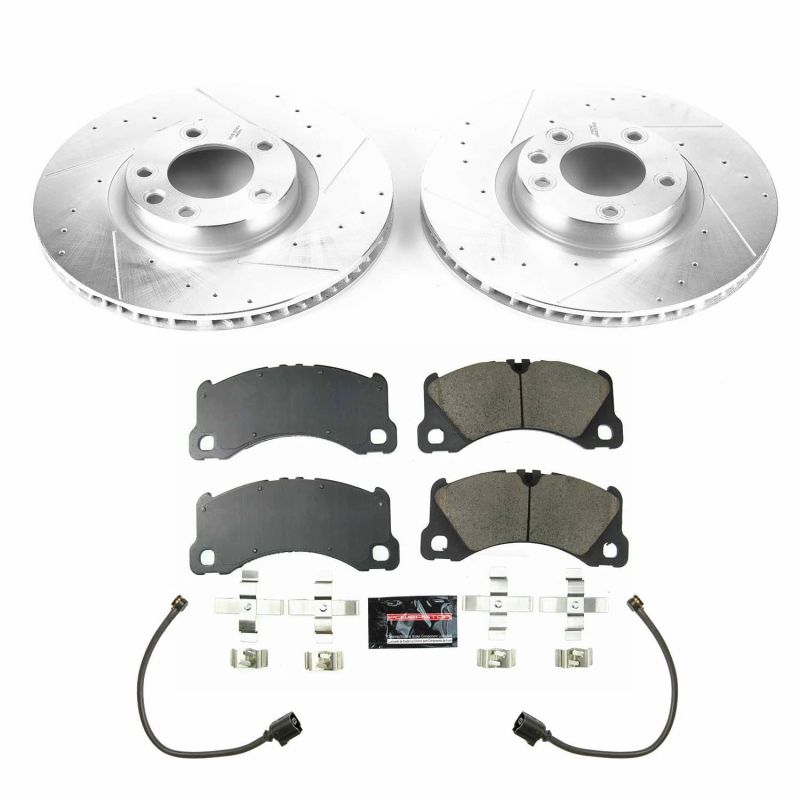 Power Stop 13-18 Porsche Cayenne Front Z23 Evolution Sport Brake Kit PowerStop