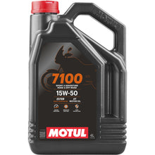 Load image into Gallery viewer, Motul 4L Synthetic-Ester Racing Oil 7100 4T 15W50