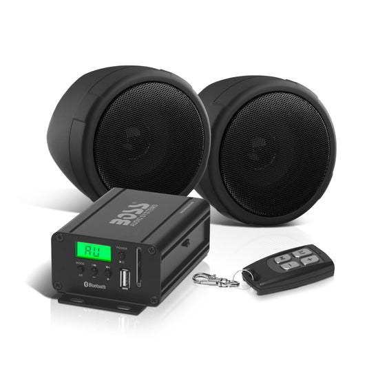 Boss Audio Systems MCBK520B Motorcycle Speaker Amplifier / Bluetooth / 3in Speakers