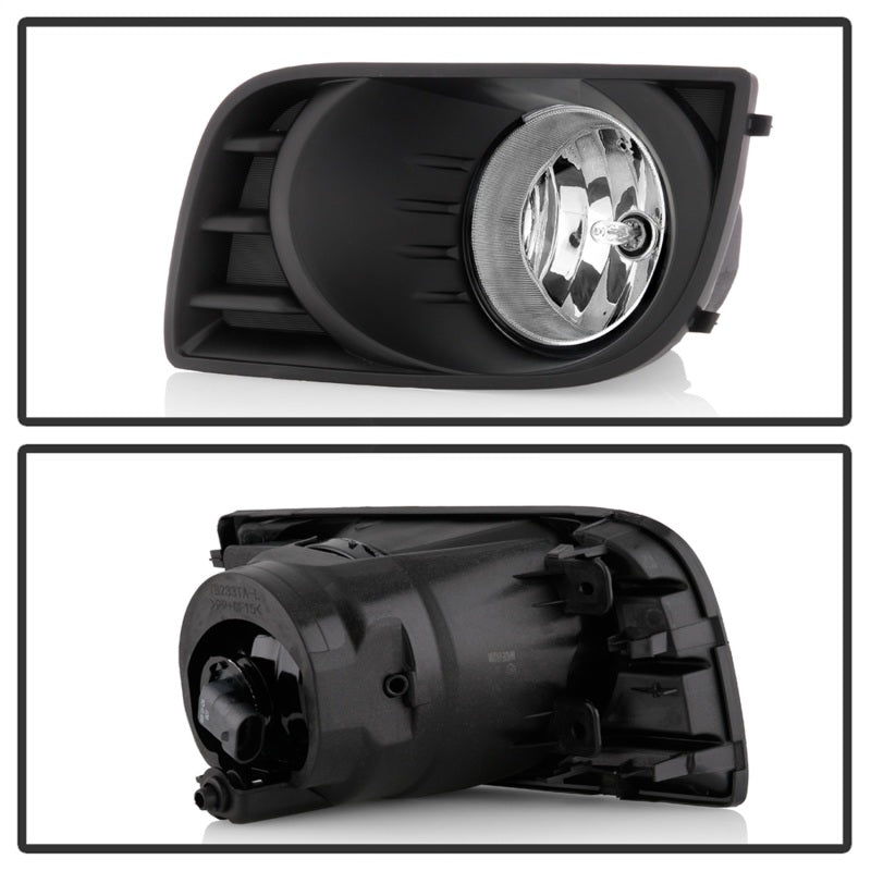 Spyder Toyota Sequoia 08-16 OEM Style Fog Lights w/OEM Fit Switch - Fog Bulbs-4145(Included) - Clear SPYDER