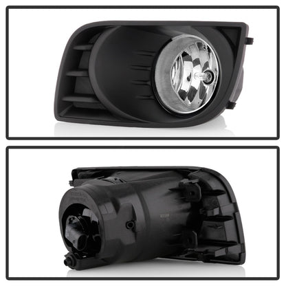 Spyder Toyota Sequoia 08-16 OEM Style Fog Lights w/OEM Fit Switch - Fog Bulbs-4145(Included) - Clear SPYDER
