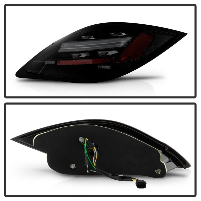 Spyder Porsche 987 Cayman 06-08 / Boxster 09-12 LED Tail Lights - Sequential Signal - Smoke SPYDER