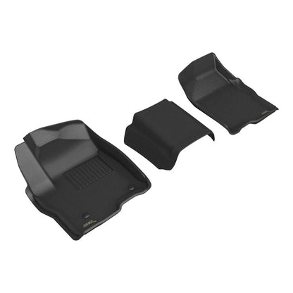 3D MAXpider KAGU 1st Row Floor Mats for GMC Sierra 2500 / 3500 Double Cab 2019-2026 - L1GM04111509