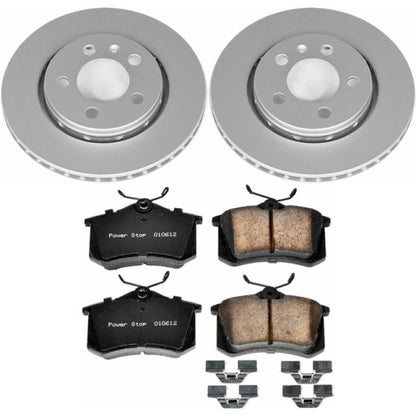 Power Stop 00-06 Audi TT Quattro Rear Z23 Evolution Sport Coated Brake Kit PowerStop