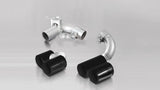 Remus 2012 BMW 3 Series F30 Black Chrome 76mm Straight Cut Tail Pipe Set