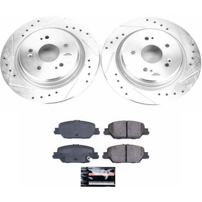 Power Stop 17-18 Honda CR-V Rear Z23 Evolution Sport Brake Kit PowerStop