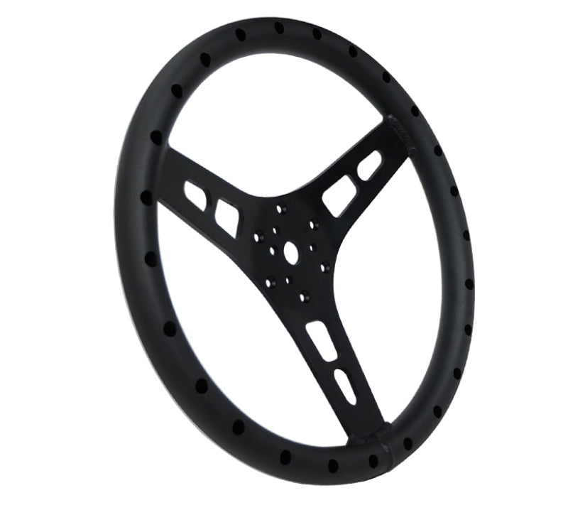 NRG Reinforced Steering Wheel 350mm Sport Full Aluminum Light Weight Welded Steering Wheel - RST-025MB-1