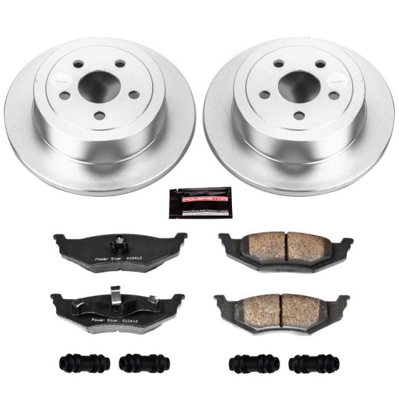 Power Stop 95-00 Chrysler Cirrus Rear Z17 Evolution Geomet Coated Brake Kit PowerStop