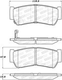 StopTech Premium Ceramic Front Brake Pads - 308.12970