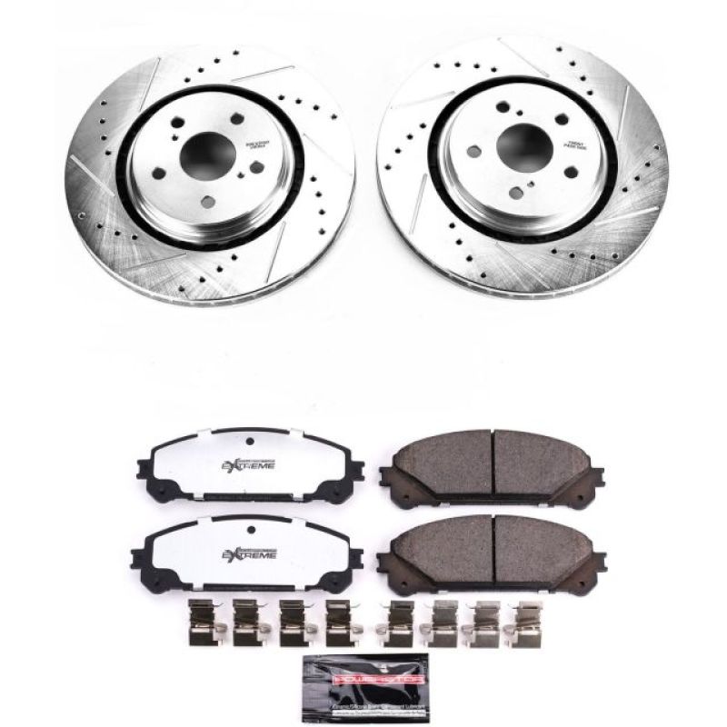 Power Stop 16-18 Lexus RX350 Front Z36 Truck & Tow Brake Kit PowerStop