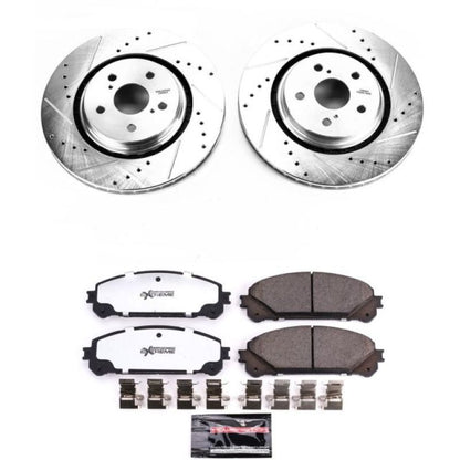 Power Stop 16-18 Lexus RX350 Front Z36 Truck & Tow Brake Kit PowerStop
