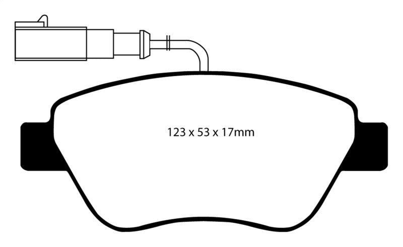 EBC GreenStuff Front Brake Pads - DP21384