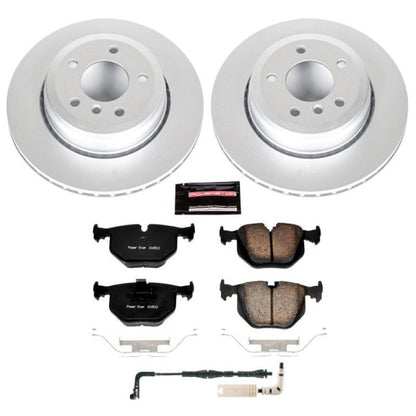 Power Stop 04-07 BMW 525i Rear Z23 Evolution Sport Coated Brake Kit PowerStop