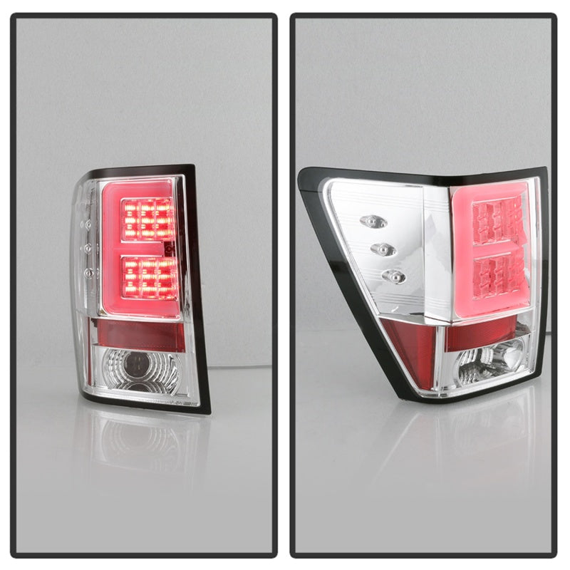 Spyder Jeep Grand Cherokee 05-06 Version 2 Light Bar LED Tail Lights - Chrome SPYDER