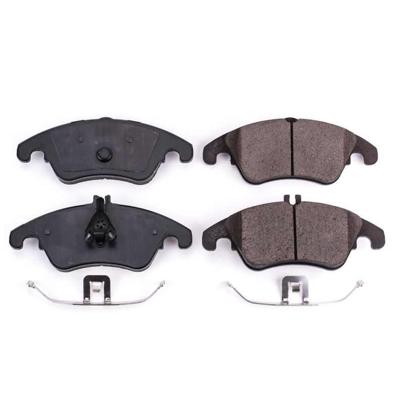 Power Stop 12-15 Mercedes-Benz C250 Front Z17 Evolution Ceramic Brake Pads w/Hardware PowerStop