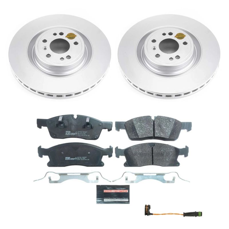 Power Stop 2016 Mercedes-Benz GLE300d Front Euro-Stop Brake Kit PowerStop