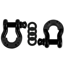 Load image into Gallery viewer, Borne Off-Road Borne D-Ring Shackle Set Black