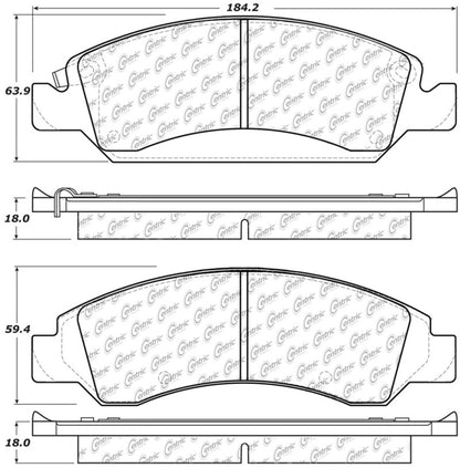 StopTech 08-20 Cadillac Escalade Front Truck & SUV Brake Pad Stoptech