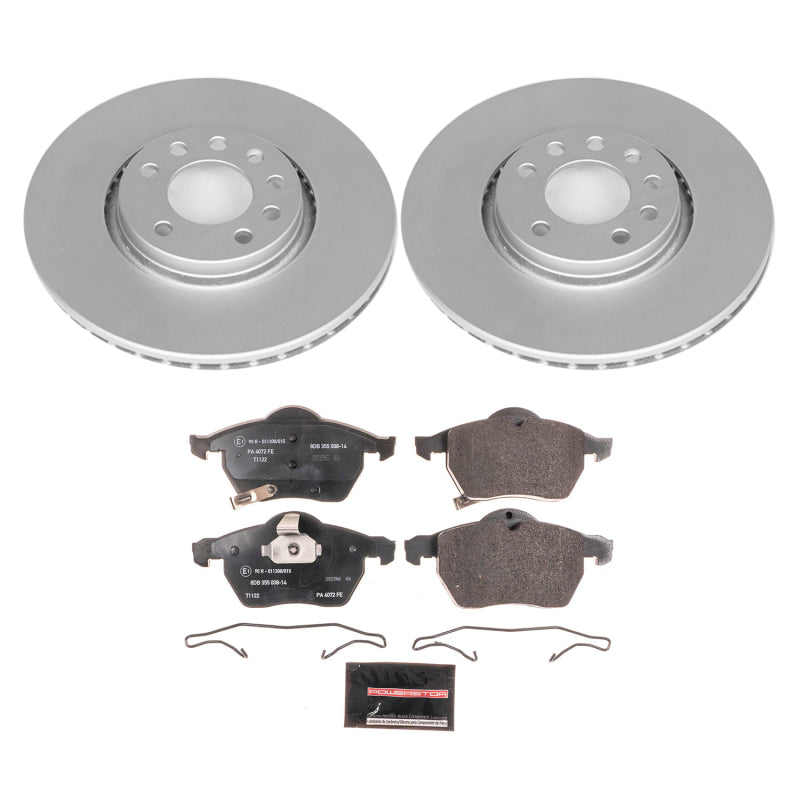 Power Stop 99-02 Saab 9-3 Front Euro-Stop Brake Kit PowerStop