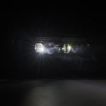 Load image into Gallery viewer, AlphaRex 880579 15-23 Dodge Charger LUXX LED Proj Headlights Alpha-Black w/Actv Light &amp; Seq.Sig / SB DRL