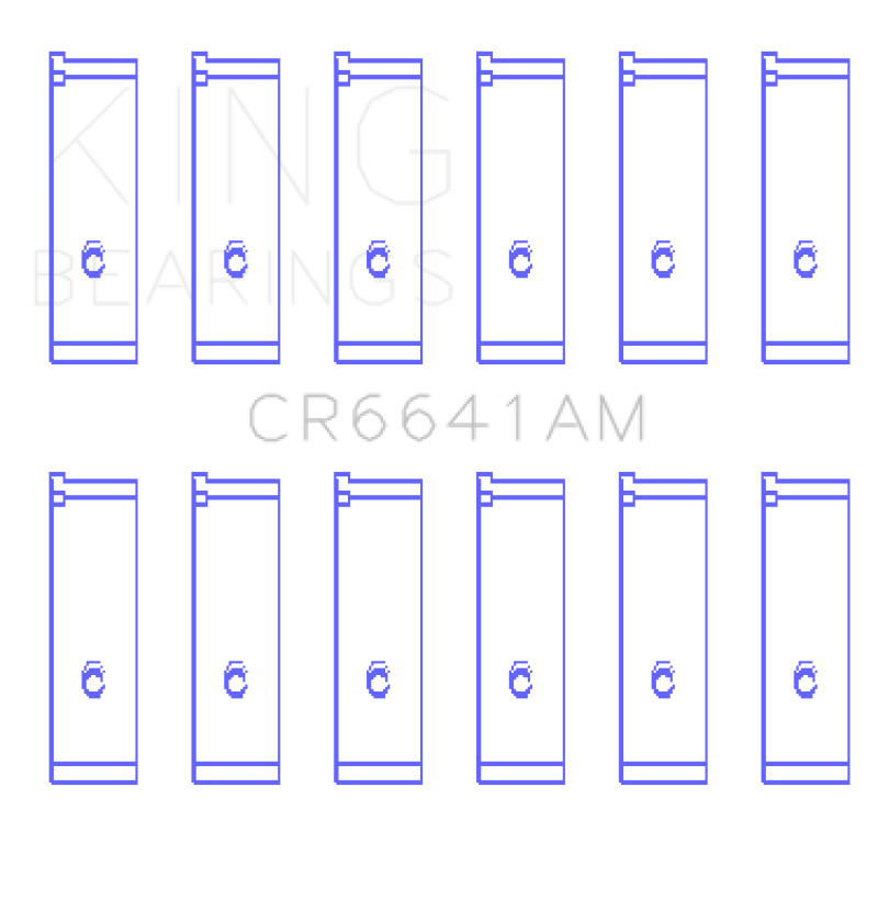 King Engine Bearings Toyota 3Vze (Size +0.25mm) Connecting Rod Bearing Set King Engine Bearings