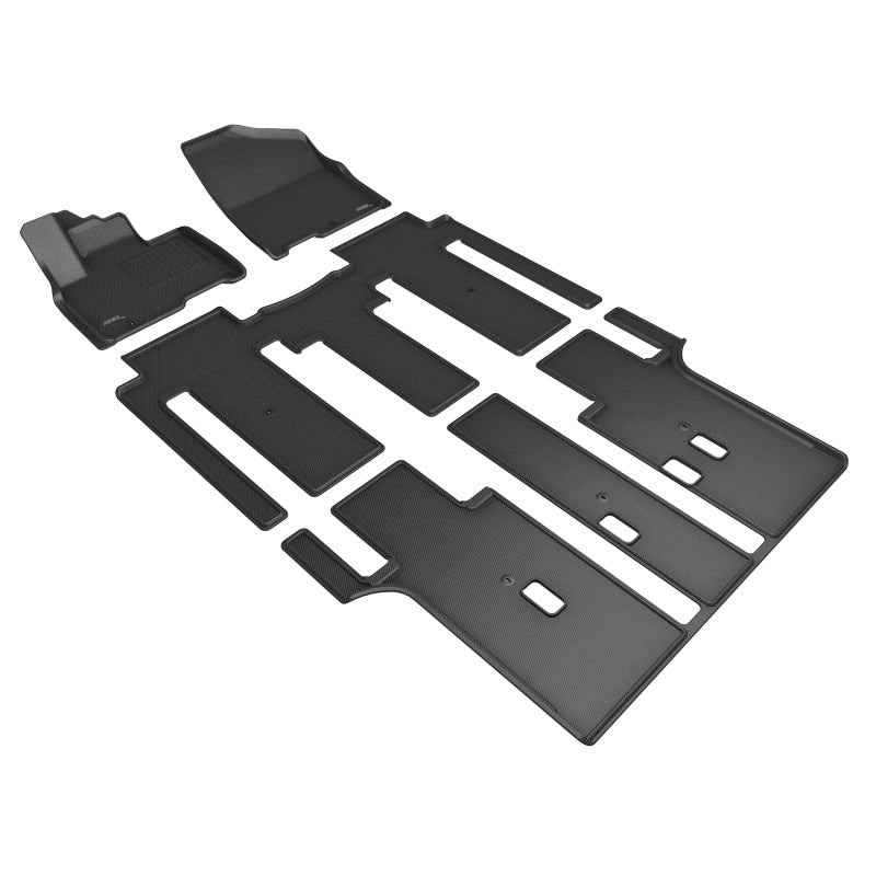 3D MAXpider KAGU 1st-3rd Row Floor Mats for Kia Carnival 2022-2026 - L1KA11001509