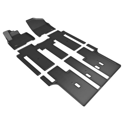 3D MAXpider KAGU 1st-3rd Row Floor Mats for Kia Carnival 2022-2026 - L1KA11001509