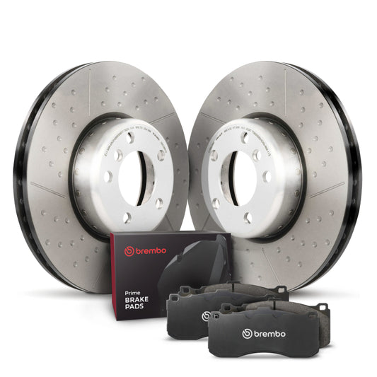 Brembo OE 12-15 BMW 335i/14-16 335i GT xDrive/13-15 335i xDrive/16-18 340i Front Disc Brake Kit Brembo OE