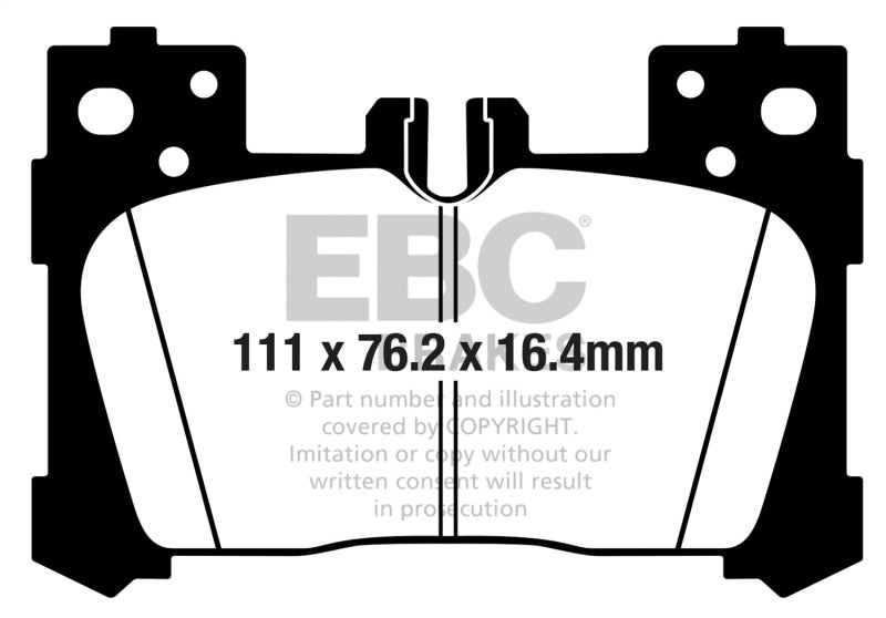 EBC RedStuff Rear Brake Pads - DP32324C EBC