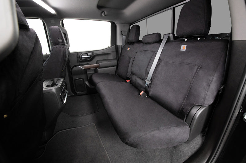 Covercraft 14 Chevrolet/GMC 1500 Carhartt Super Dux SeatSaver Custom Front Row Seat Covers - Black