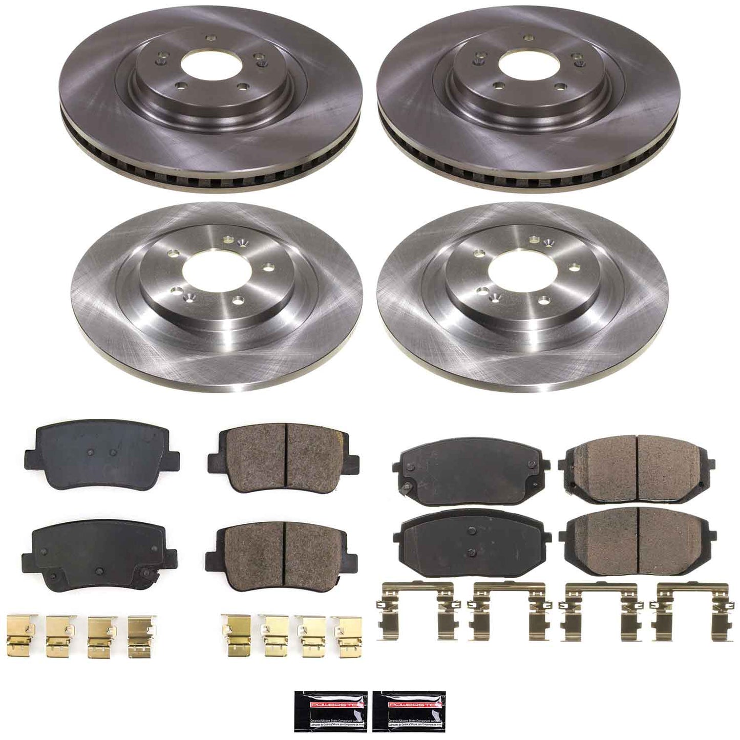 Power Stop 22-23 Hyundai Sonata Front and Rear Autospecialty Brake Kit