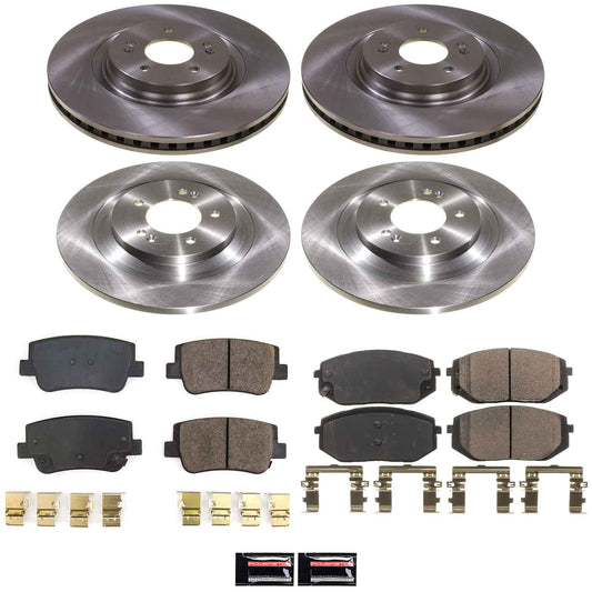 Power Stop 22-23 Hyundai Sonata Front and Rear Autospecialty Brake Kit