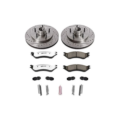 Power Stop 97-00 Ford Expedition Front Z36 Truck & Tow Brake Kit PowerStop