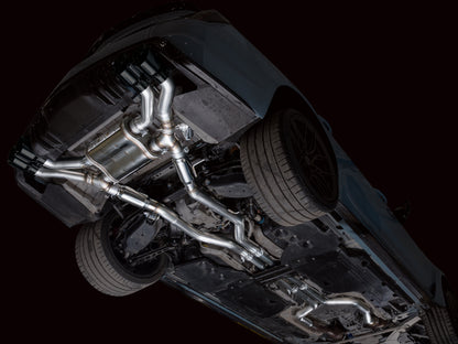 AWE 22-26 Cadillac CT5-V Blackwing SwitchPath Exhaust - Diamond Black Tips