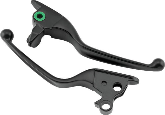 Bikers Choice 08-10 FLT Black Lever Set Replaces H-D 38843-08 - 482551